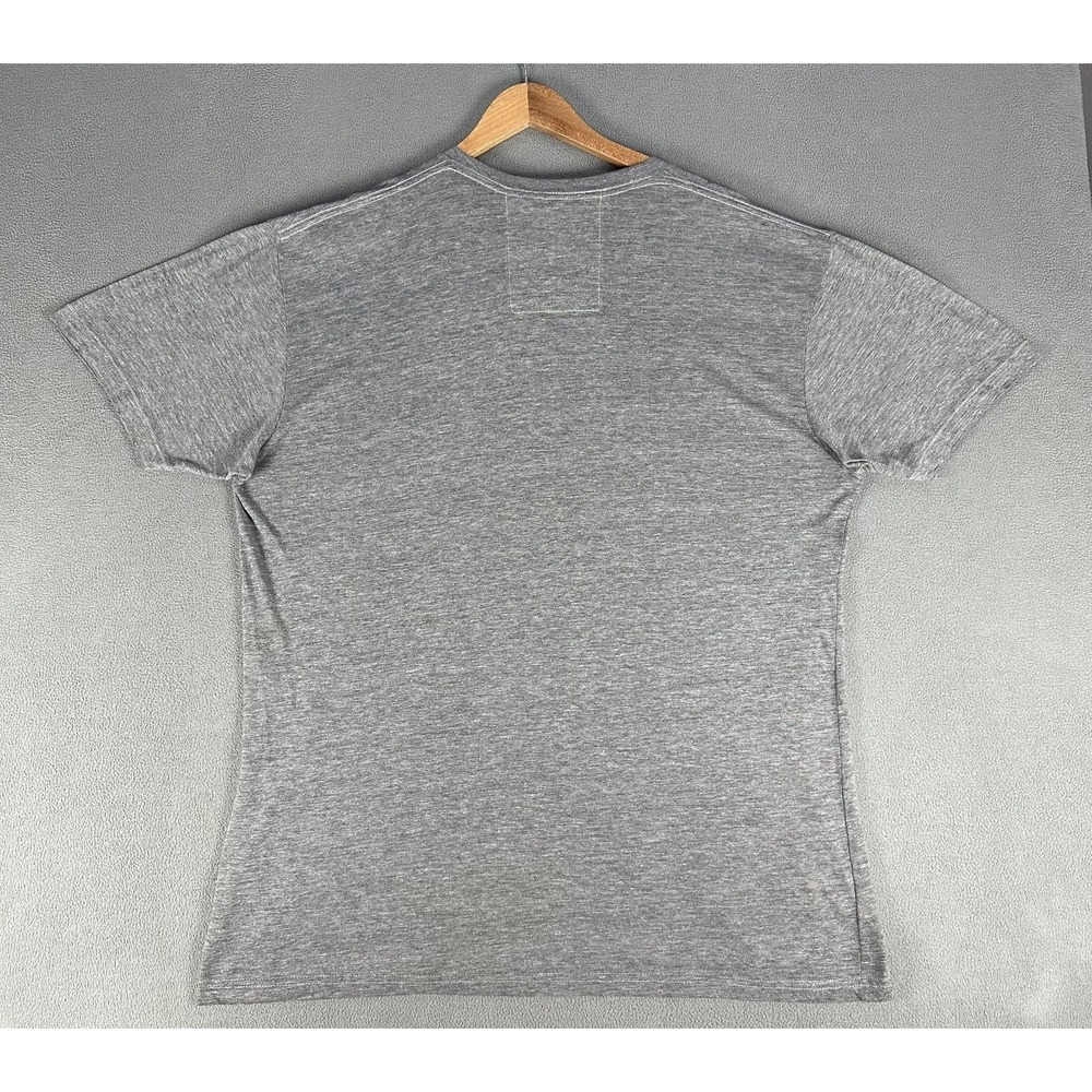 Aviator Nation Shirt 2XL Grey Jersey Cotton Distressed Minimalist Surf Beach - Picture 4 of 7